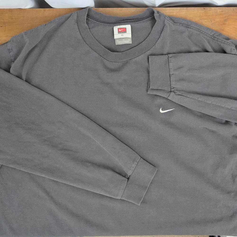 Vintage Nike Team Grey Long Sleeve T-Shirt XL